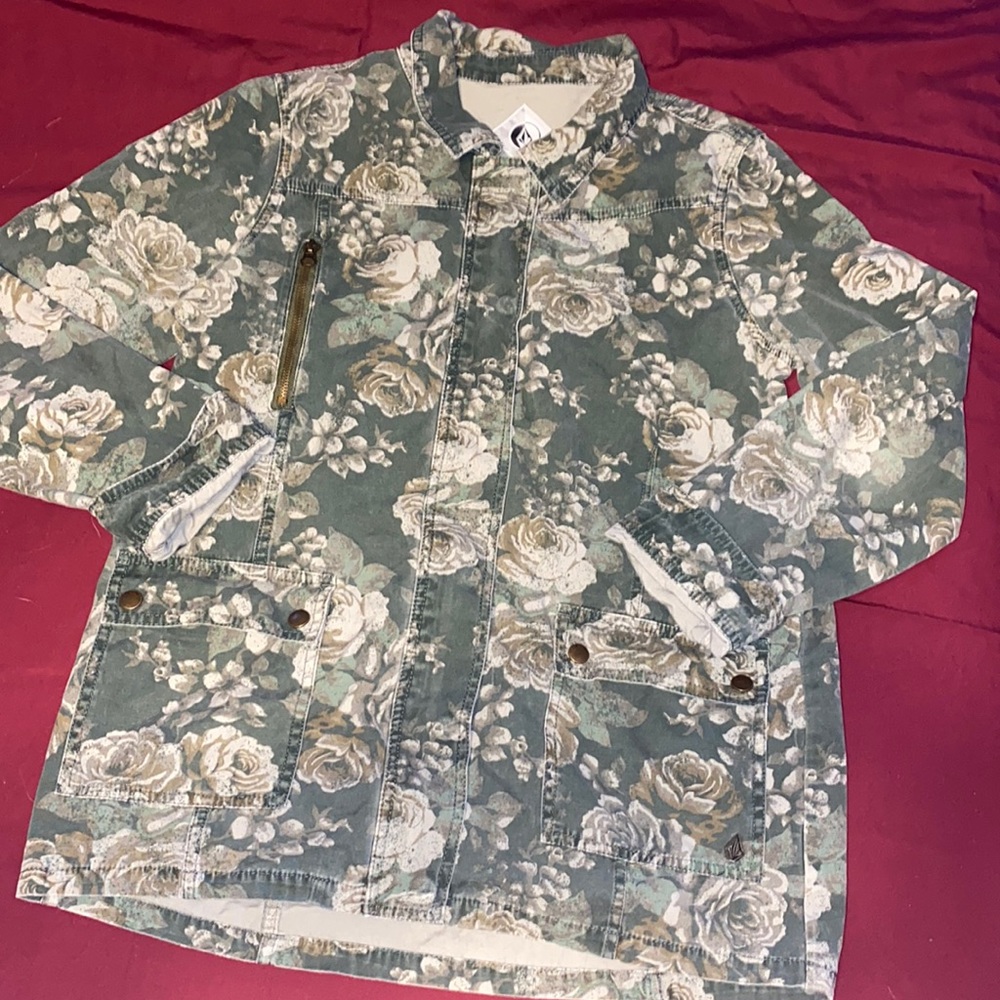 Volcom floral Army Jacket